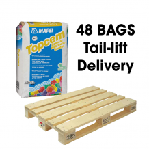 Mapei Topcem Fast Set Hydraulic Screed Binder Full Pallet 20kg (48 Bag Tail lift)